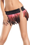 BW1000BL Turkey Exotic Feathers Skirt - Blue